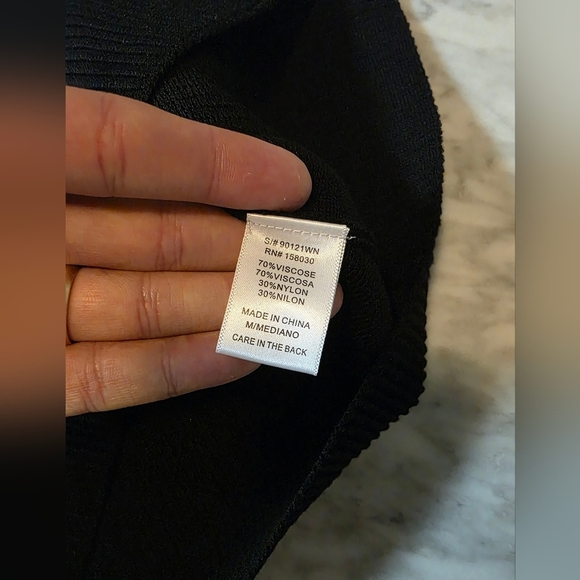 Love Tree Black Ribbed Mini Dress - Picture 9 of 9